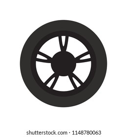 Car wheel illustration