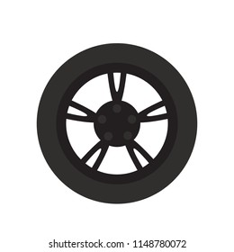 Car wheel illustration