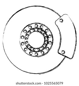 car wheel isolated icon