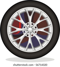 car wheel modern 2