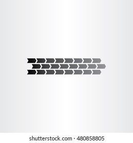 car wheel print vector design element abstract
