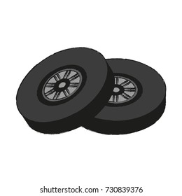 Car wheel tires