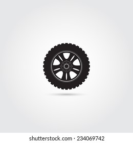 Car wheel  - Vector