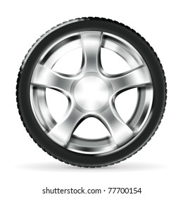 Car Wheel, vector