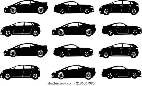 car and wheel vector collection