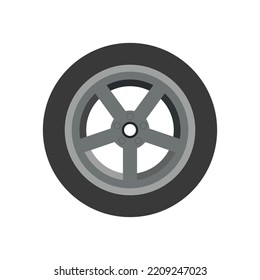 Car Wheel Vector Emoji Illustration Tire Stock Vector (Royalty Free ...