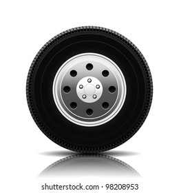 Car Wheel, vector eps10