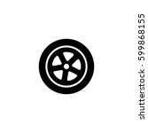 car wheel vector icon