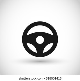 Car wheel vector icon 