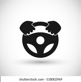 Car wheel vector icon