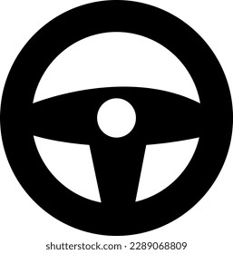 Car wheel vector icon eps 10 black color