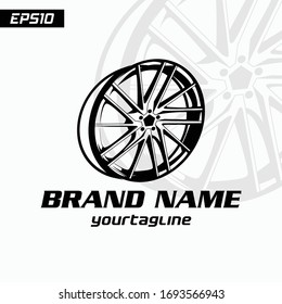 car wheel vector silhouette designs, icon, logo, monochrome, color in black and transparent for conceptual design