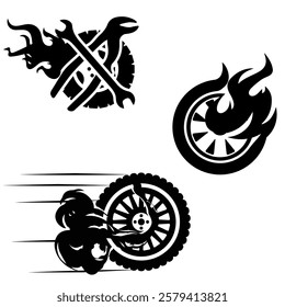 car wheel vector turning wheel clip art.Set of tire and fire flames vector illustration.oveja cara vector.