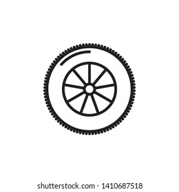 car wheels icon design template