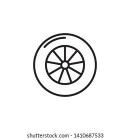 car wheels icon design template