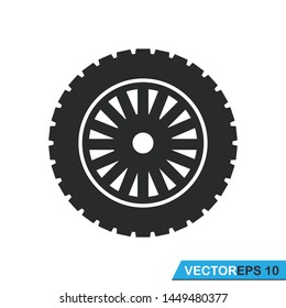 car wheels icon vector design template