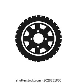 Car wheels icons symbol vector elements for infographic web