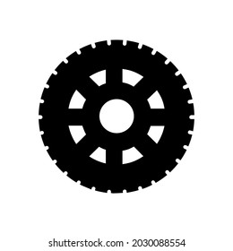 Car wheels icons symbol vector elements for infographic web