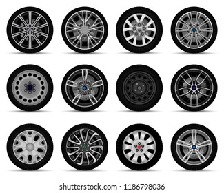 car wheels set