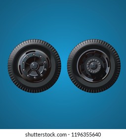 car wheels set