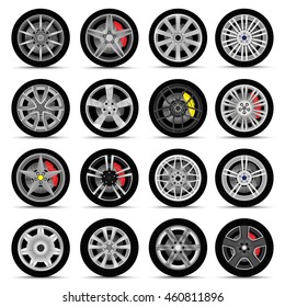 car wheels set