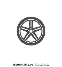 car wheels set. car wheel icon vector symbol