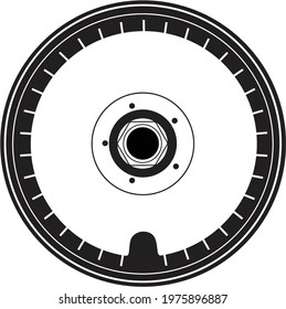 Car Wheels TurboFans Retro Style