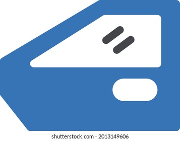 car with white background. car is a symbol of artificial intelligence.glyph colour  icon.