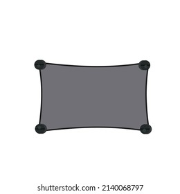 Autofenster, Sun Shade Stock Illustration.