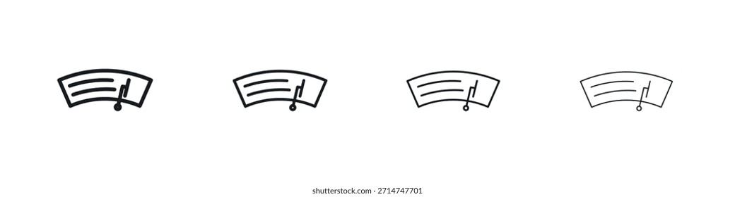 car windscreen icon Eps10. icons graphic design