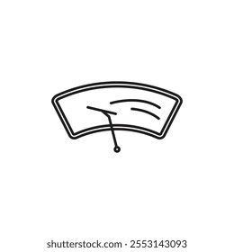 car windscreen icon linear logo isolated