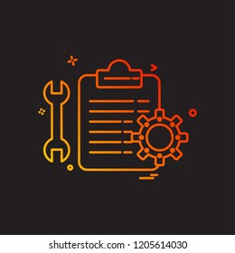 Car Workshop icon design vector 