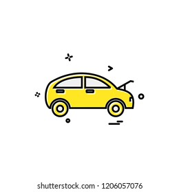 Car Workshop icon design vector 