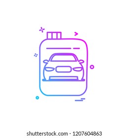 Car Workshop icon design vector 