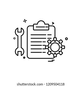 Car Workshop icon design vector 