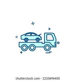 Car Workshop icon design vector 
