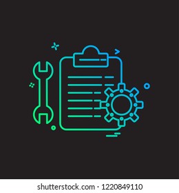 Car Workshop icon design vector 