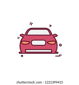 Car Workshop icon design vector 