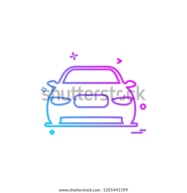 Car Workshop icon design\
vector 