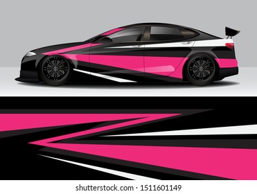 car wrap abstract modern vector design background. eps10