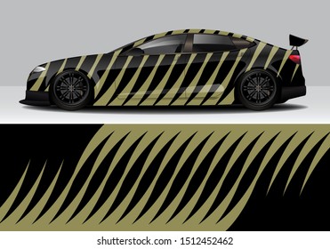 car wrap abstract a modern vector design. eps10