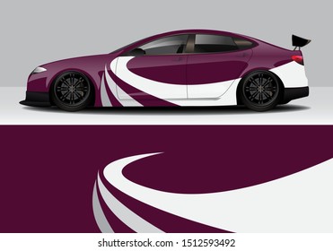 car wrap abstract modern vector design. eps10