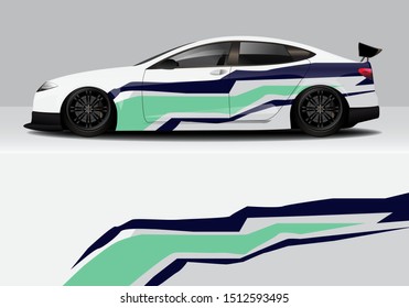 car wrap abstract modern vector design. eps10