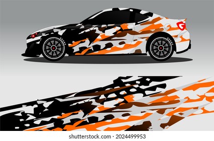 car wrap abstract racing graphic background for vinyl wrap and stickers
