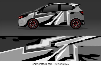 car wrap abstract racing graphic background for vinyl wrap and stickers