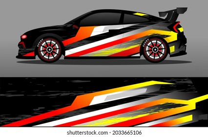 car wrap abstract racing graphic background for vinyl wrap and stickers
