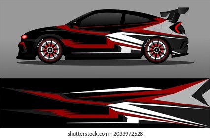 car wrap abstract racing graphic background for vinyl wrap and stickers