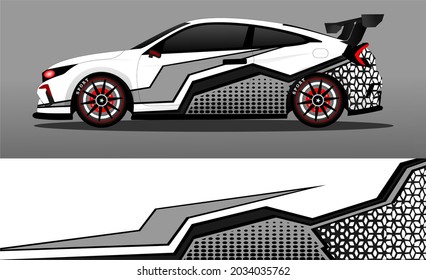 car wrap abstract racing graphic background for vinyl wrap and stickers
