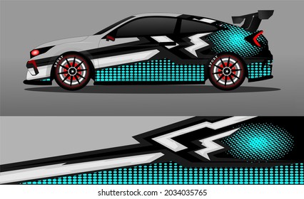 car wrap abstract racing graphic background for vinyl wrap and stickers