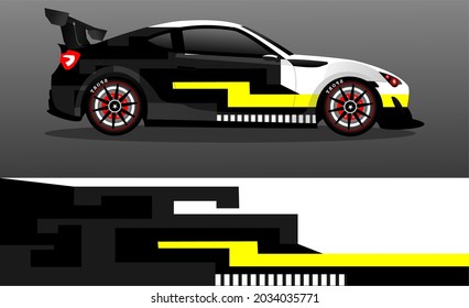 car wrap abstract racing graphic background for vinyl wrap and stickers